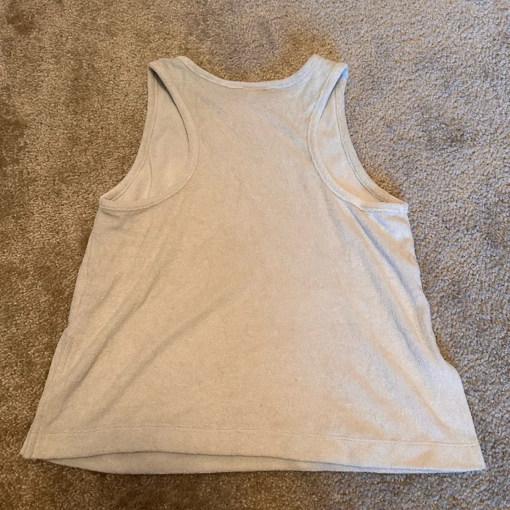 A New Day Women's Light Grey Terry Tank Top Size M Brand New - Picture 3 of 4